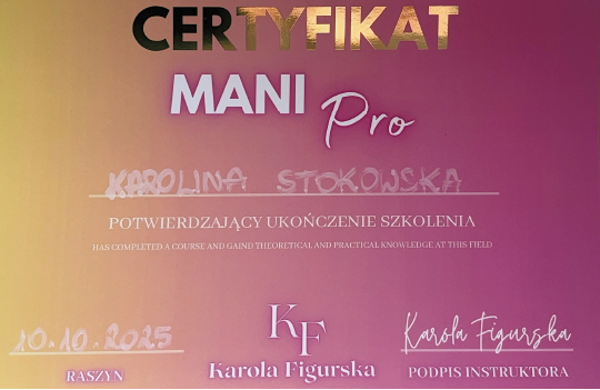 Certyfikat 2