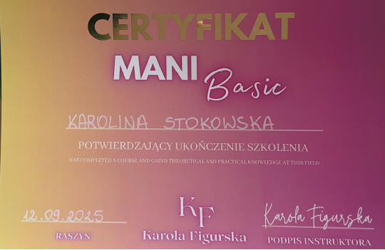 Certyfikat 3